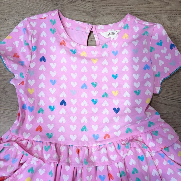 Matilda Jane Dream Chasers Paper Hearts Dress Size 6 NWOT Valentine’s Day - Picture 4 of 9